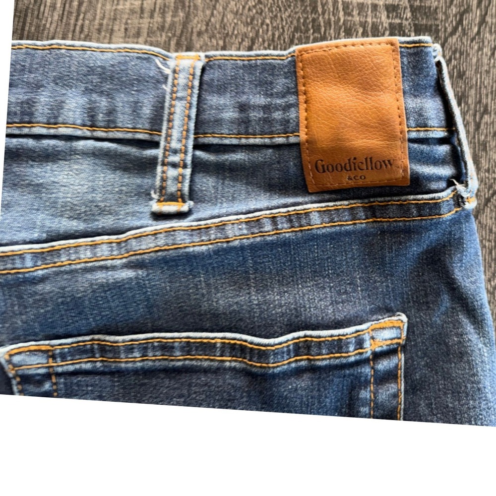 Goodfellow & Co Slim Straight Fit Jeans Blue Denim Total Flex 40x30 - Picture 5 of 6